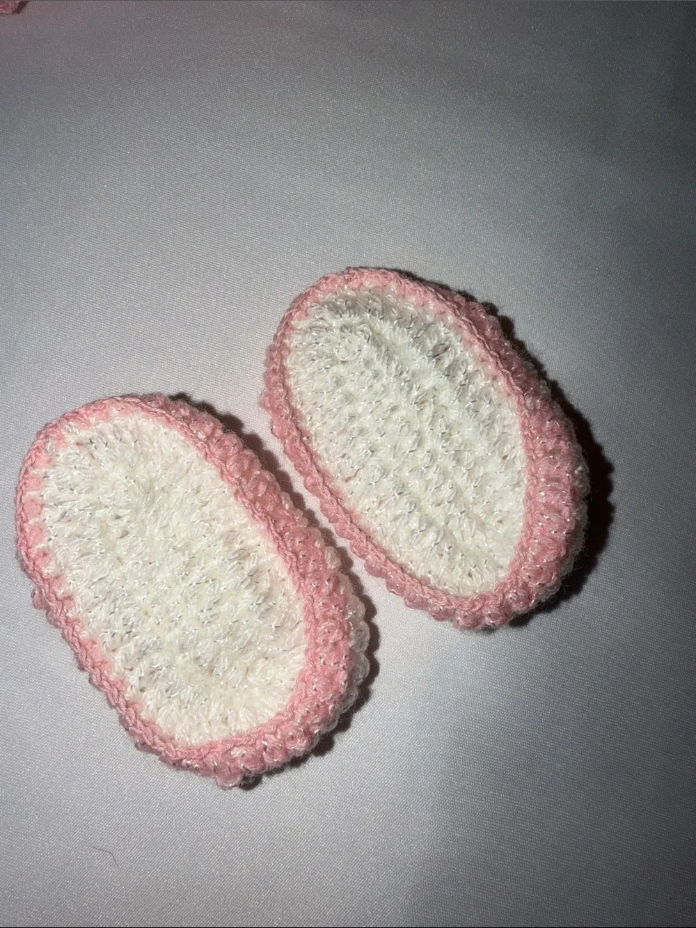 Hand Crocheted Baby Infant Girl Sweater & Shoes & Bonnet Newborn Gift